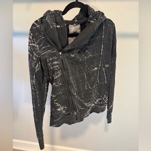 Young Fabulous & Broke Black Hoodie Size Medium Zip Up